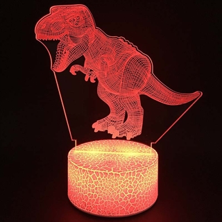 Dinosaur 3D lamper