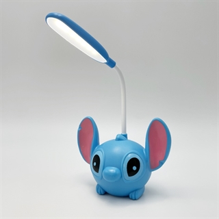 Stitch-lampe med blyantsspidsning - natlampe - hvidt lys - genopladelig