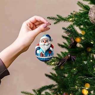  Juleophæng med julemand