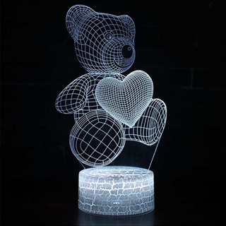 3D lampe-Bamse form