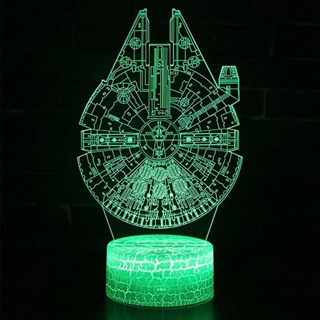 Star Wars 3D lampe- Millennium Falcon