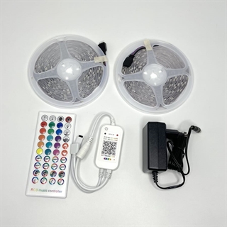 App-styret lightstrip med fjernbetjening - 20 m 360 lys