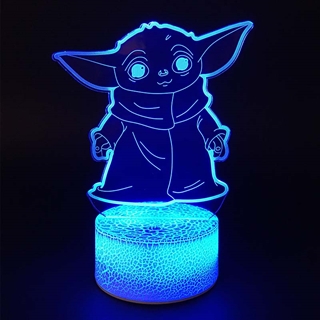 Baby Yoda 3D lampe