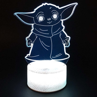 Baby Yoda 3D lampe - star wars 3D lampe