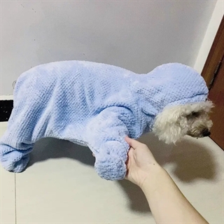 Badekåbe til hund - absorberende tørredragt