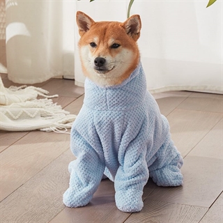 Badekåbe til hund - absorberende tørredragt