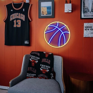 Basketball LED neonlampe - Dæmpbar