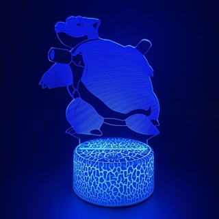 Blastoise 3D lampe