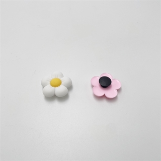 Blomster Charms til Crocs – 5-pak i pastelfarver