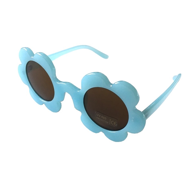 Blomsterbriller til børn - Blå