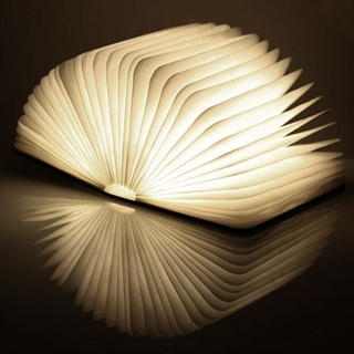 LED boglampe med varmt og hvidt  lys - Size: S
