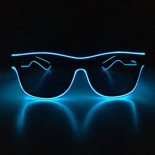 Brille med blåt lys