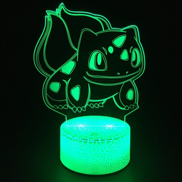 Bulbasaur 3D lampe
