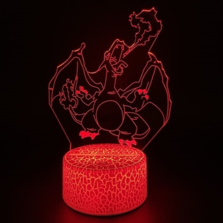 Pokemon Charizard 3D lampe