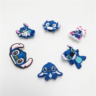Stitch charms til Crocs – 6 stk.
