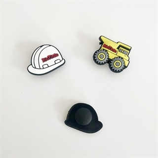 Charms til Crocs med arbejdsmaskiner - 10 stk