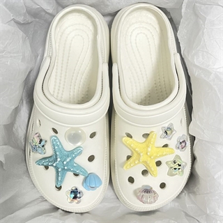 Charms til Crocs med havtema - 10 stk