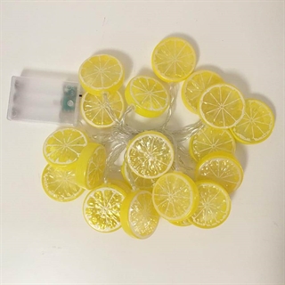 LED lyskæde med citroner