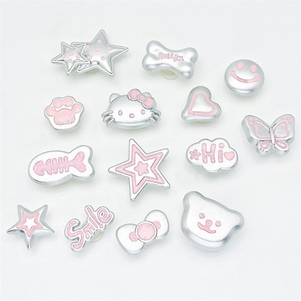 Crocs charms med Hello Kitty tema 14 stk.