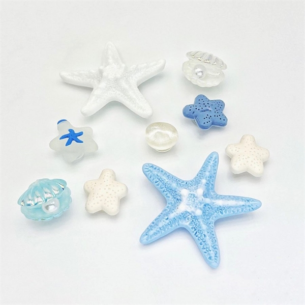 Crocs charms med havetema – 9-pak
