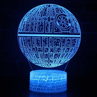 Death Star 3D lampe