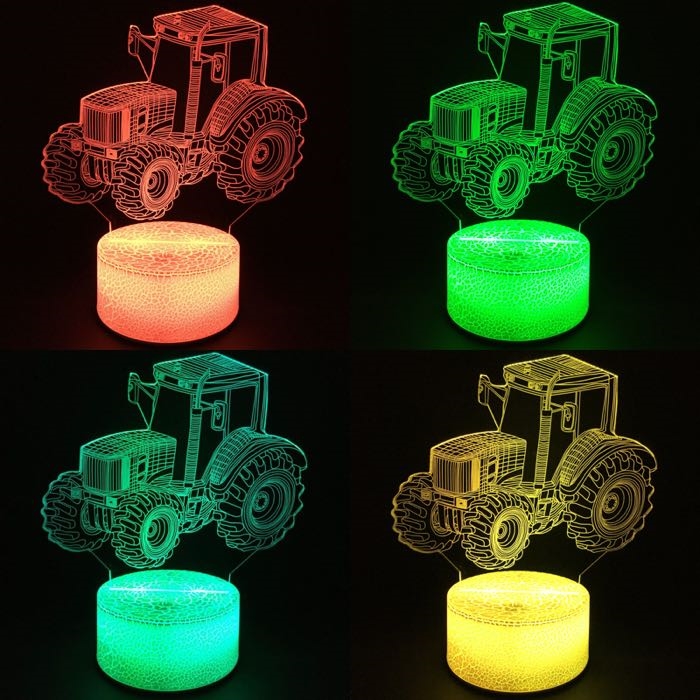 Deutz traktor 3d lampe - Natlampe 