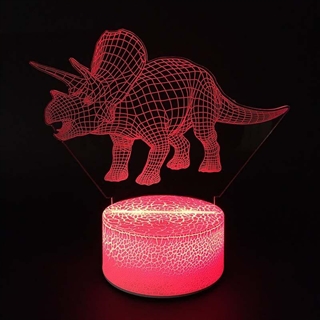 Dinosaur 3D natlampe 