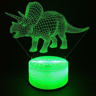 Dinosaur 3D natlampe 