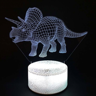 Dinosaur -3D natlampe 