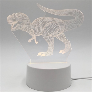 Dinosaur 3D natlampe