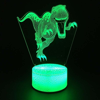 Dinosaurus LED 3D lampe