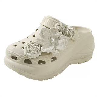 Elegante blomster charms til Crocs – 8 stk.