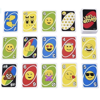 Emojis UNO kortspil