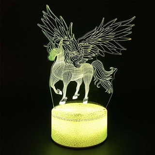 Unicorn 3D lamp
