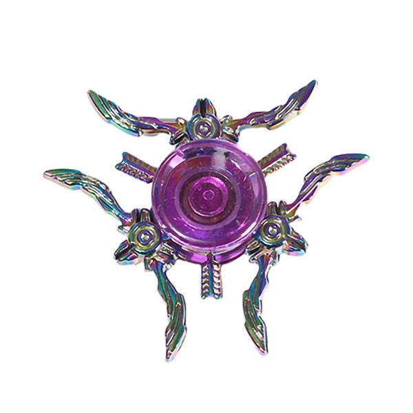 Farverig fidget spinner pil