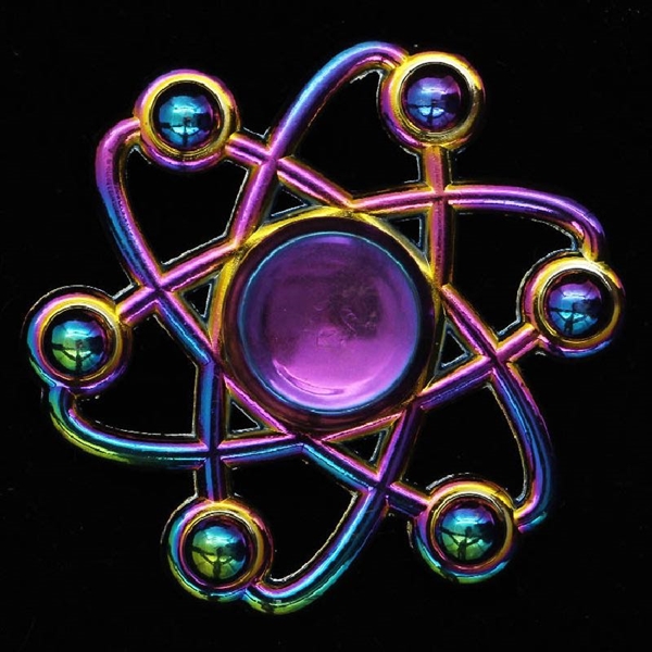 Farverige fidget spinnere med unikke former – globale