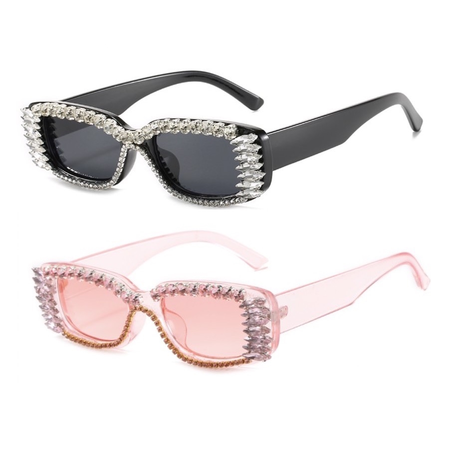 solbrille med rhinsten - Solbriller