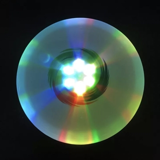 LED frisbee med multifarvet lys - Ø 26 CM