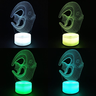 Fiskformet 3D lampe