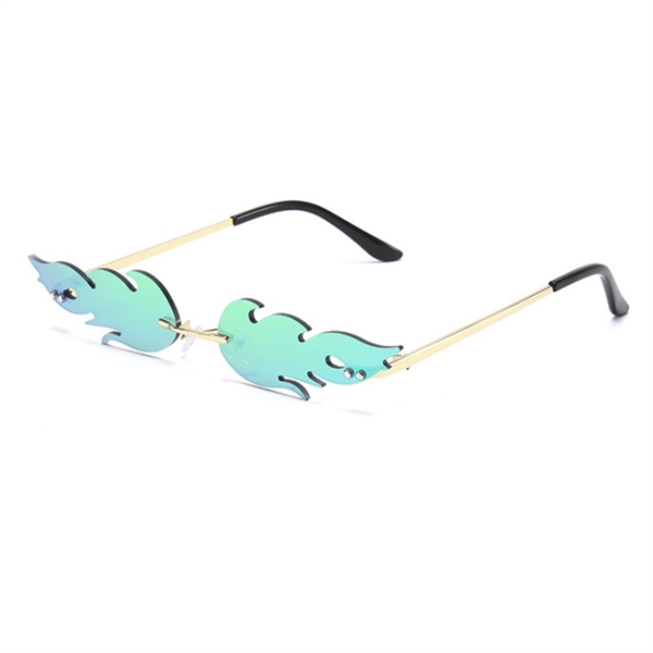 Flamme solbrille -blå