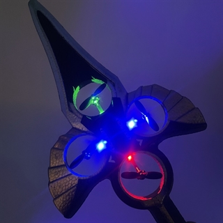 Flyvende lyssværd legetøj med håndkontrol