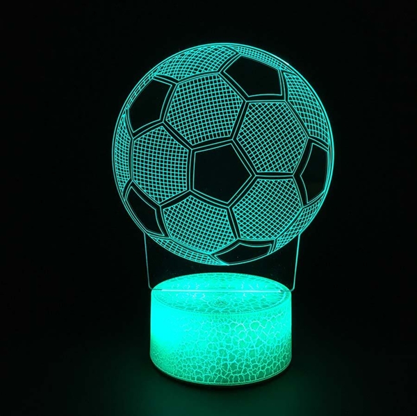 Fodbold _3D -lampe