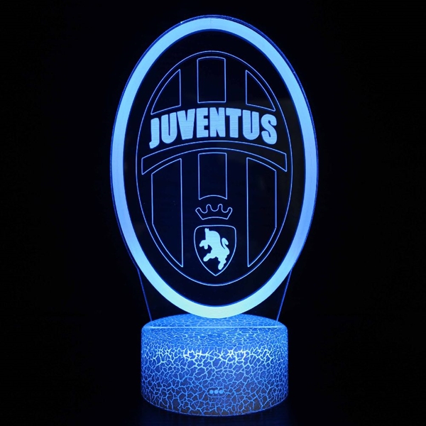 Fodbold 3D natlampe - Juventus