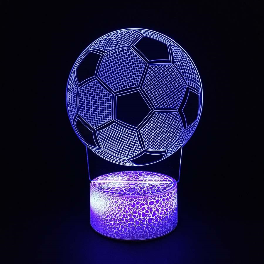 Ledelse session tvetydig Fodbold 3D lampe ⎮ Natlampe ⎮LED bordlamper