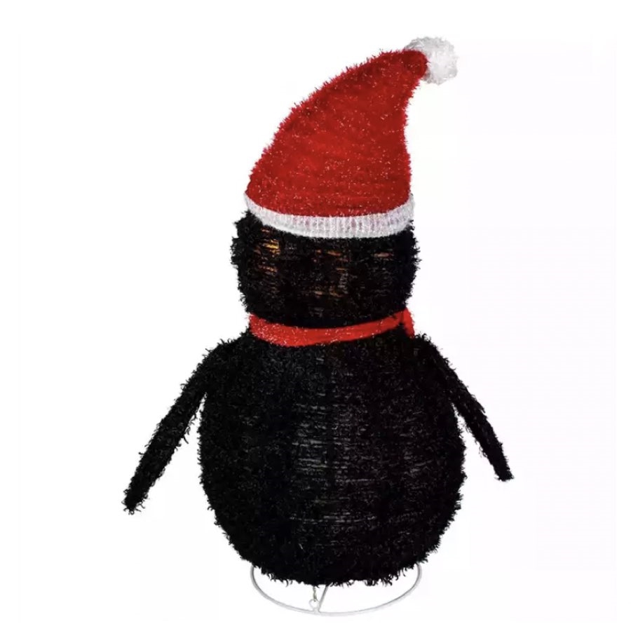 Brink binding Erhverv Foldbar pingvin med lys til udendørs brug - Julelys