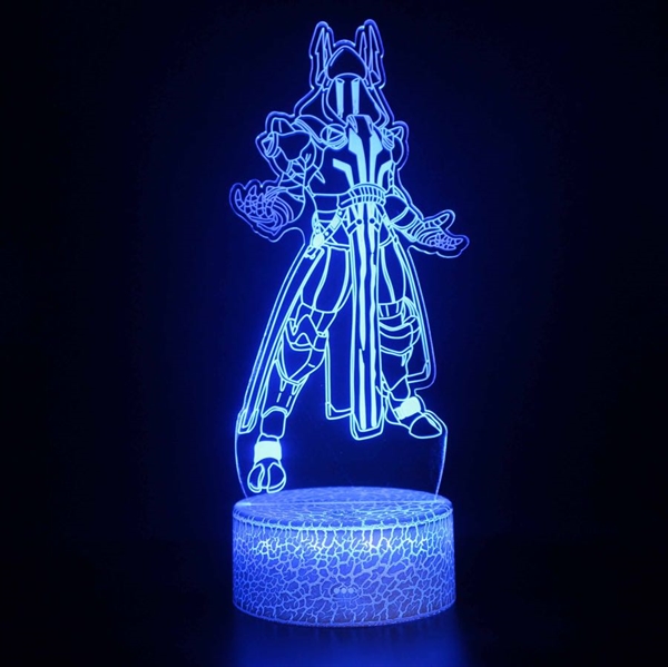 Fortnite Ice King 3D lampe med fjernbetjening - Dæmpbar