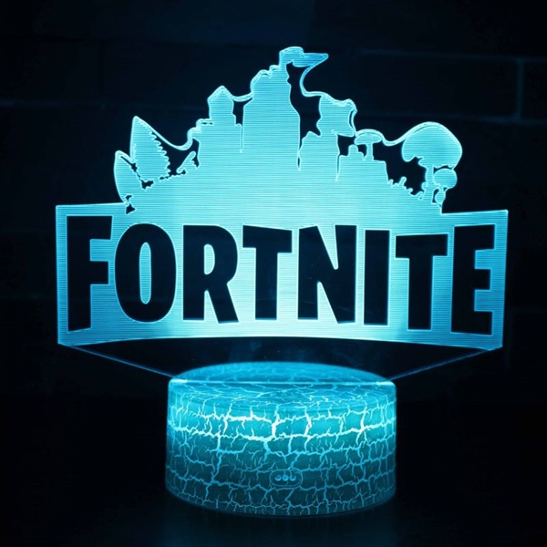 Fortnite 3D lampe ⎮ 3D illusion lampe ⎮ Hurtig levering