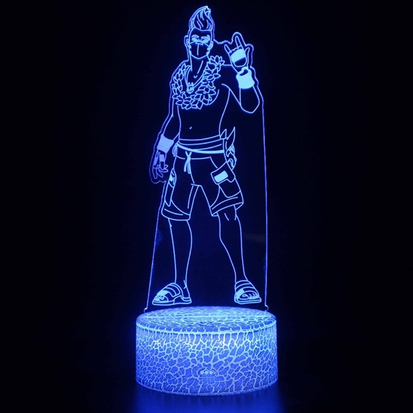 Fortnite Summer Drift 3D lampe med fjernbetjening -16 lysfarver - dæmpbar