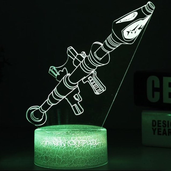 Fortnite weapon 3D lampe