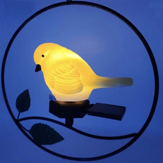 Fugl hænge solcellelampe